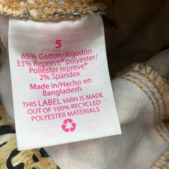 NOBO Leopard Print Skinny Jeans No Boundaries Sz 5 Pants Tan Brown Black - Picture 6 of 9